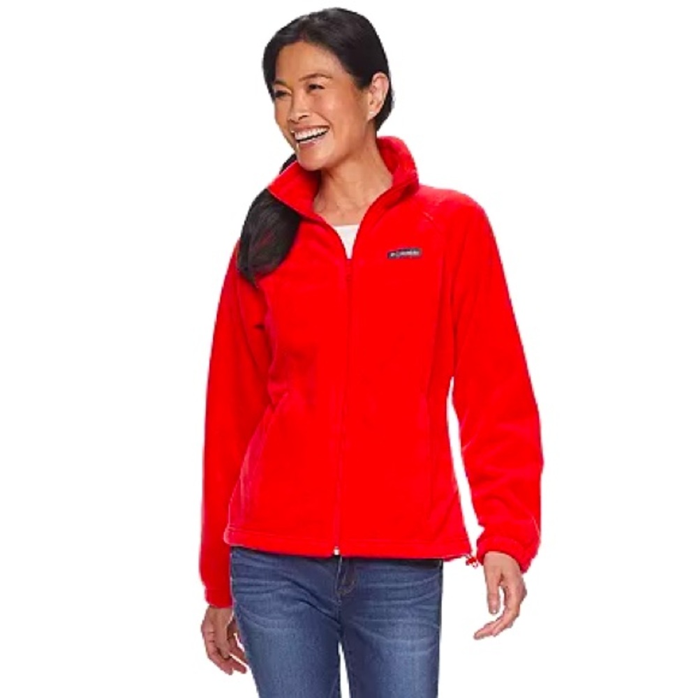 Red fleece Columbia